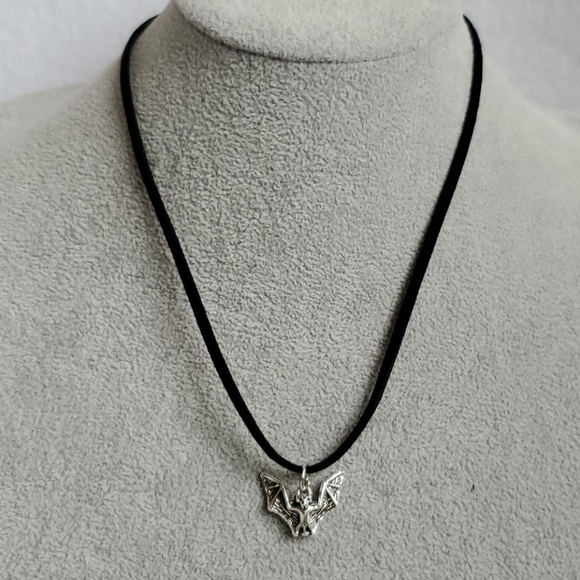 Occasion Creations Co. Other - Men's bat charm black suede necklace